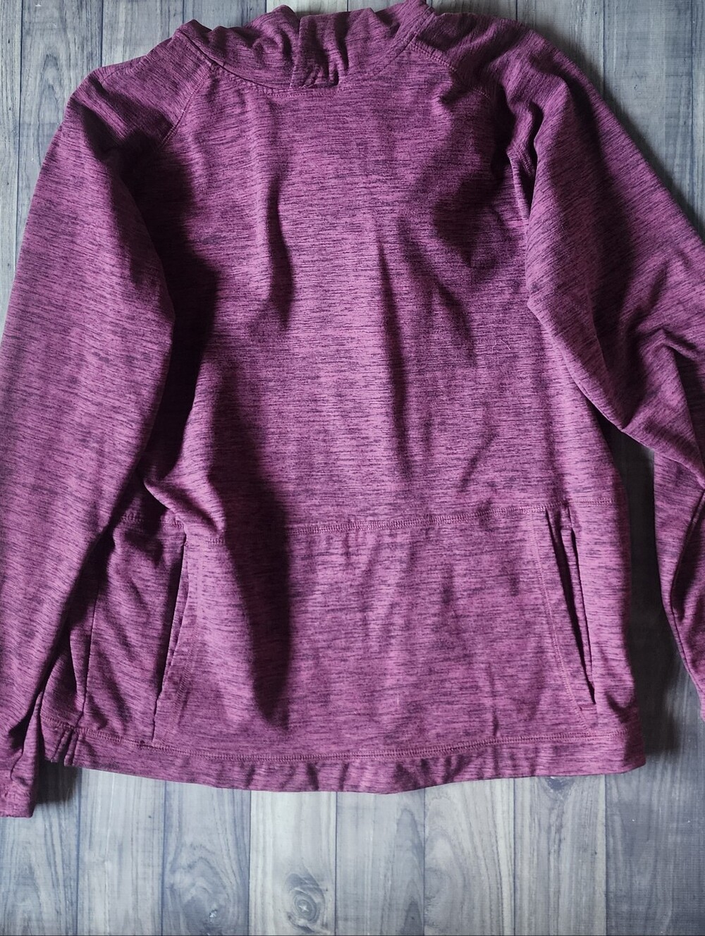 01.Algo Men's Pullover Hoodie in Heathered Plum